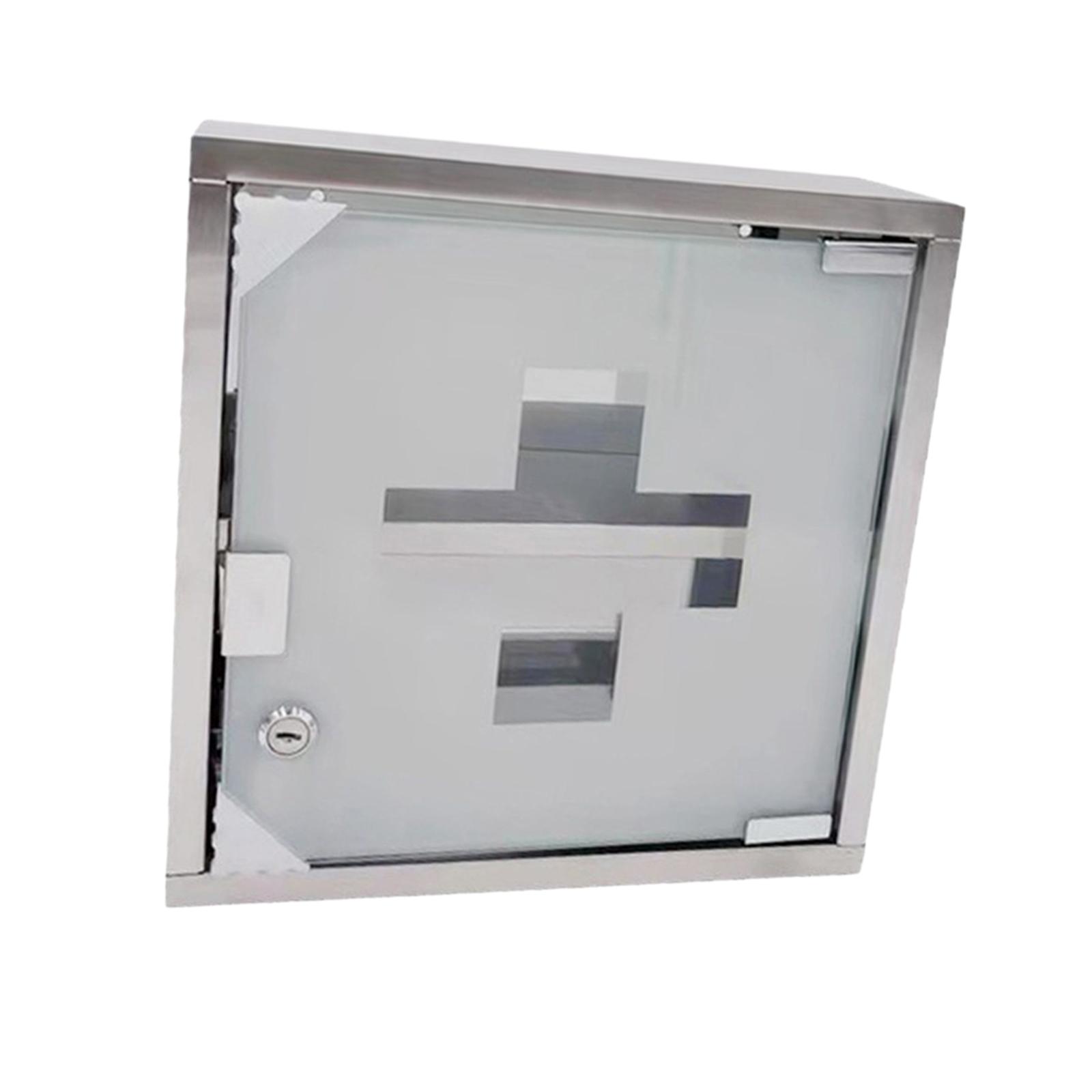 First Aid Medical Box Wall Mou - Medicine Cabinet Lock 评论和价格